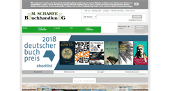 Desktop Screenshot of buchhandlung-scharfe.de